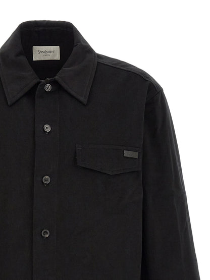 Black Cotton Blouse