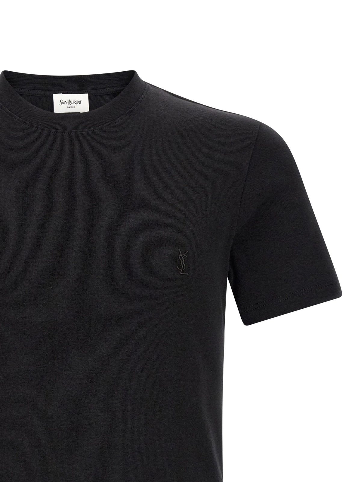 Black Cotton T-Shirt
