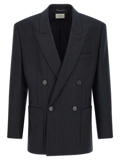 Blue Wool Blazer