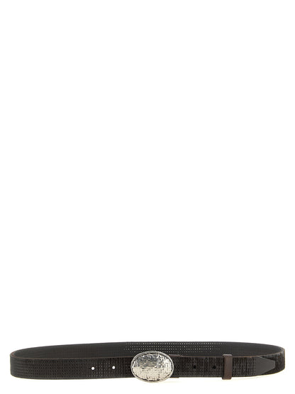 Brown Calfskin Regular Belt