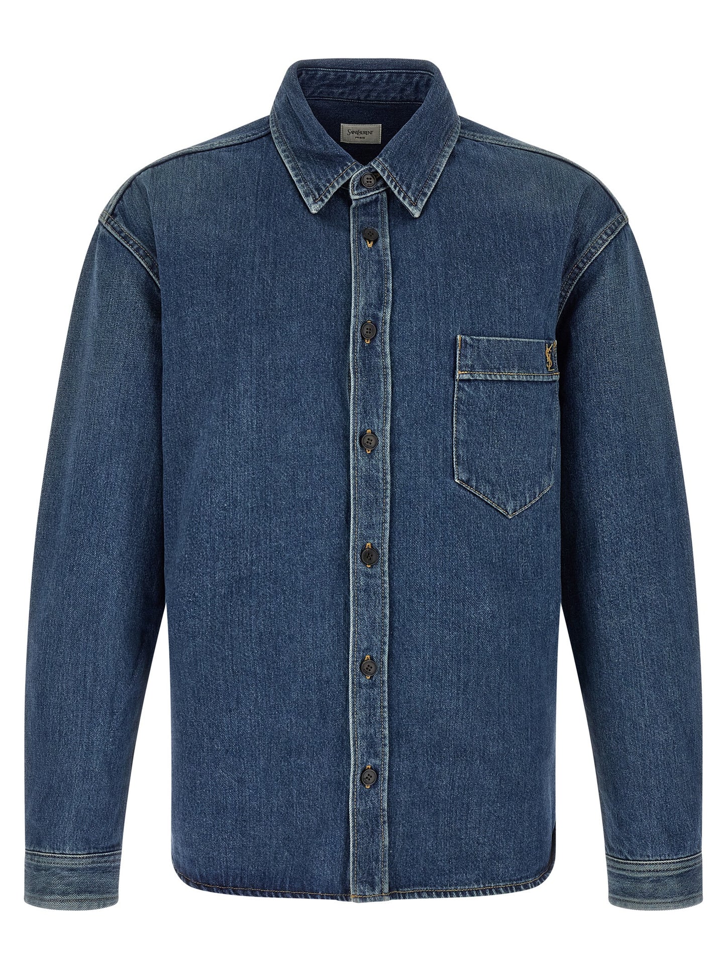 Blue Cotton Blouse