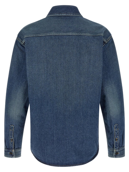 Blue Cotton Blouse