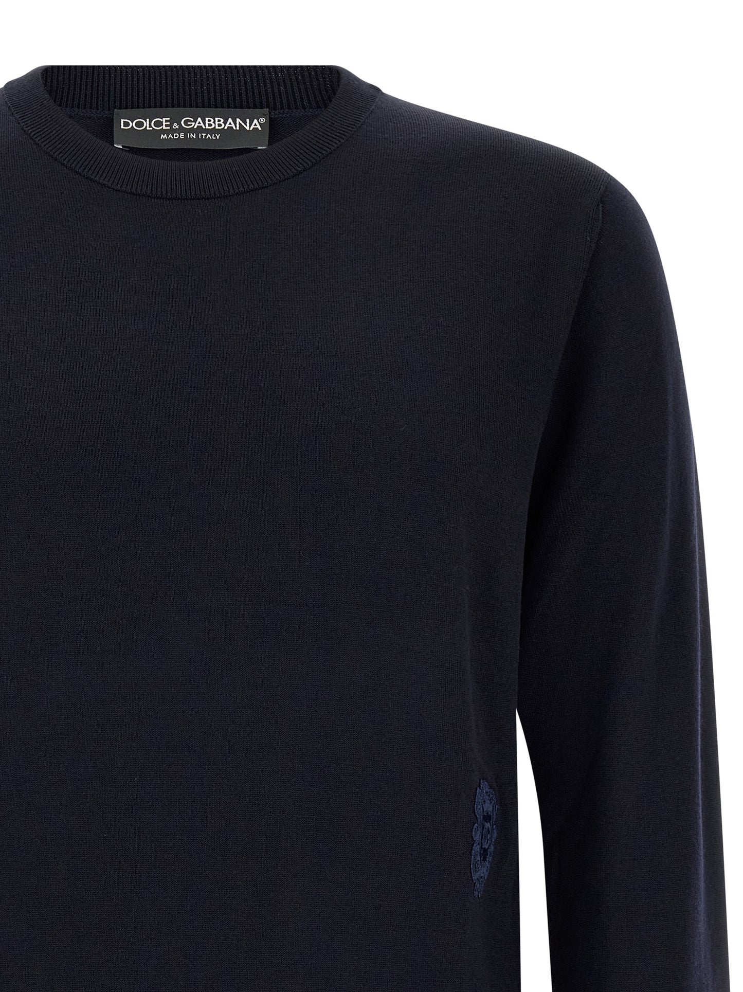 Blue Virgin Wool Cardigan