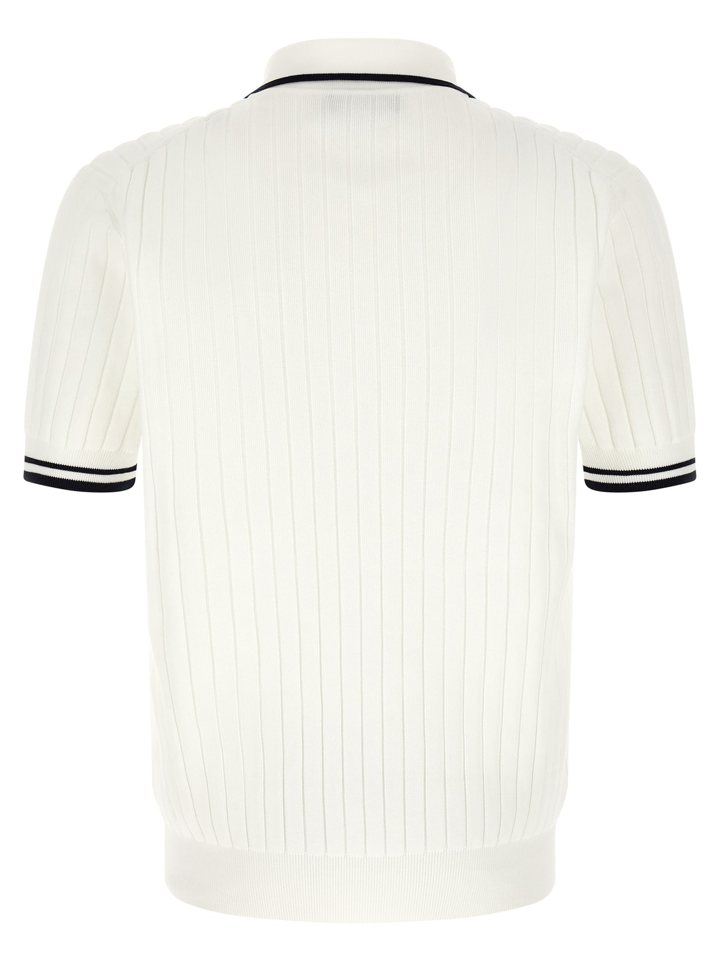 Bicolor Cotton Polo Shirt