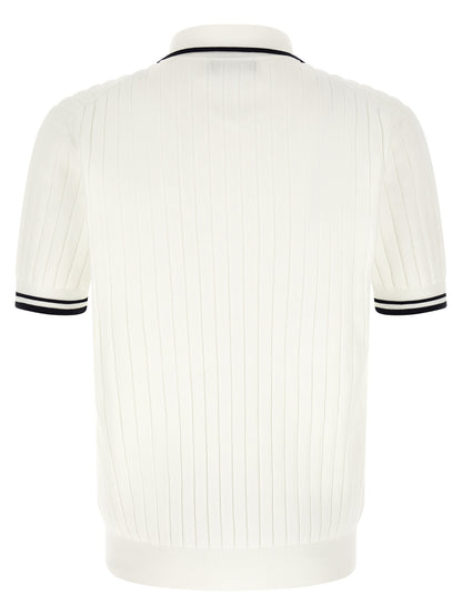Bicolor Cotton Polo Shirt