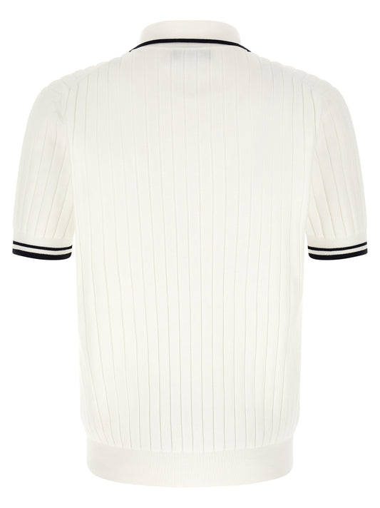 Bicolor Cotton Polo Shirt