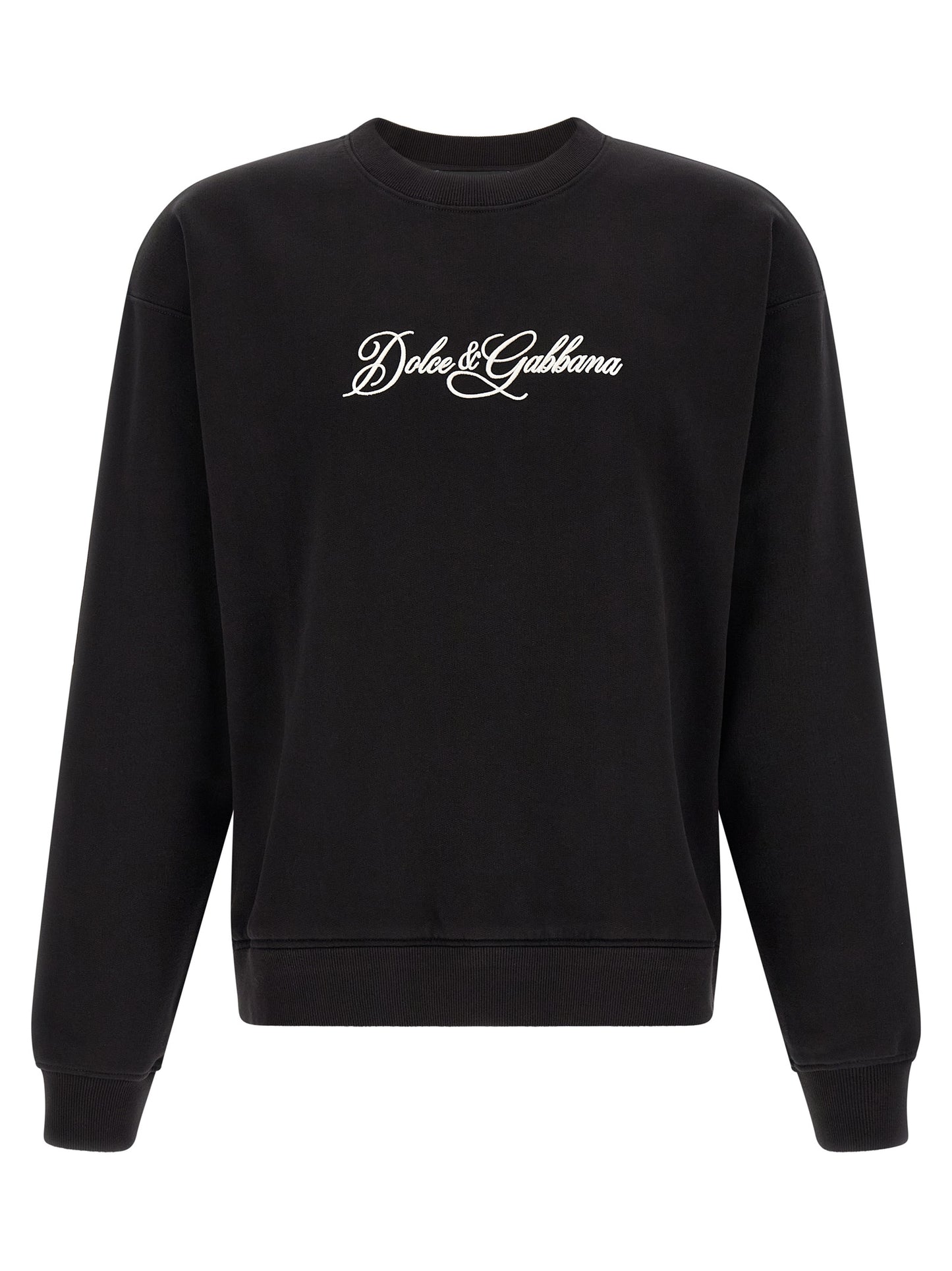 Black Cotton Sweatshirt
