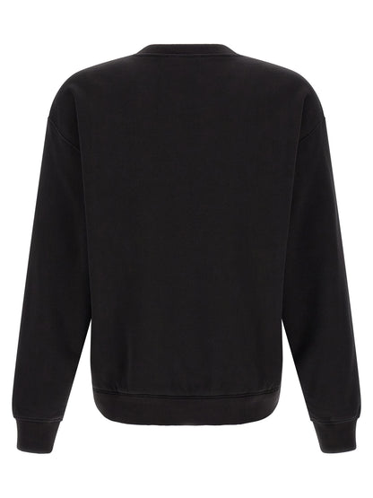 Black Cotton Sweatshirt
