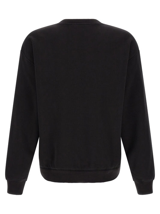 Black Cotton Sweatshirt