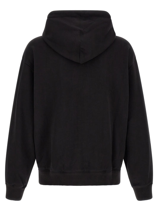 Black Cotton Sweatshirt