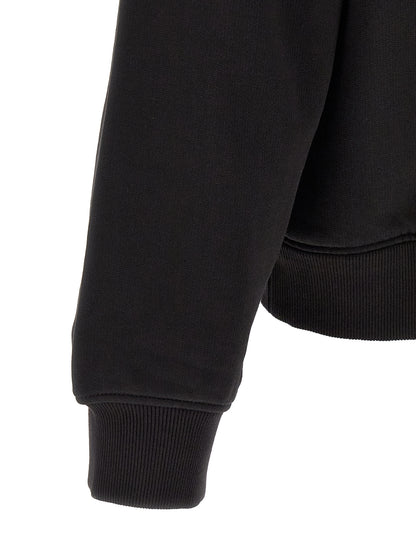 Black Cotton Sweatshirt