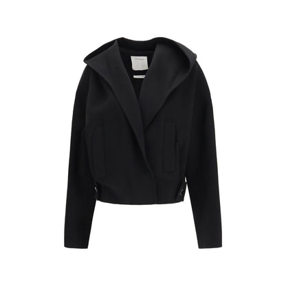 Black Wool Oves Aries Full-Length Jacket