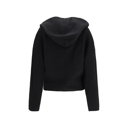 Black Wool Oves Aries Full-Length Jacket