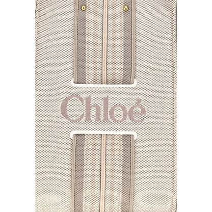 Beige Cotton Shoulder Bag