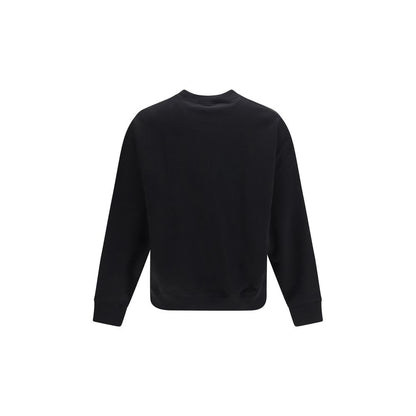 Black Cotton Sweatshirt