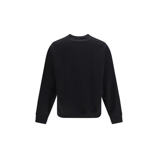 Black Cotton Sweatshirt