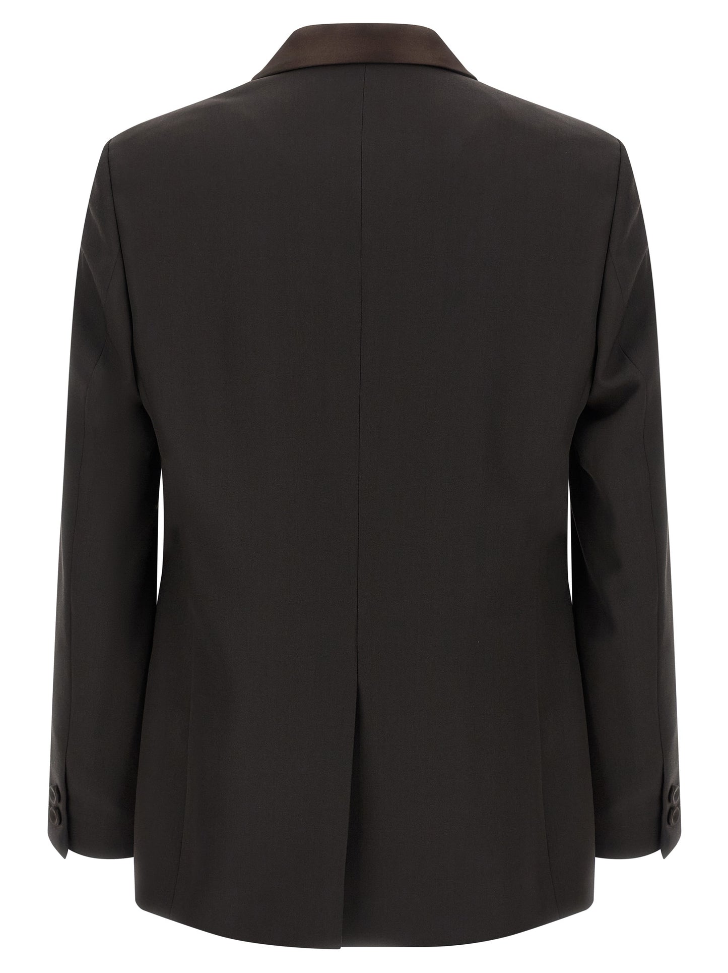 Brown Polyester Blazer