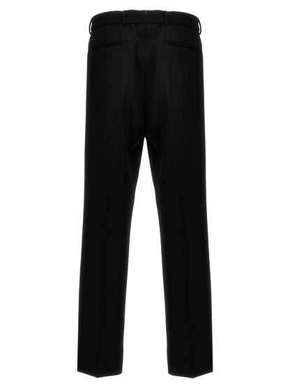 Black Virgin Wool Dress Pants