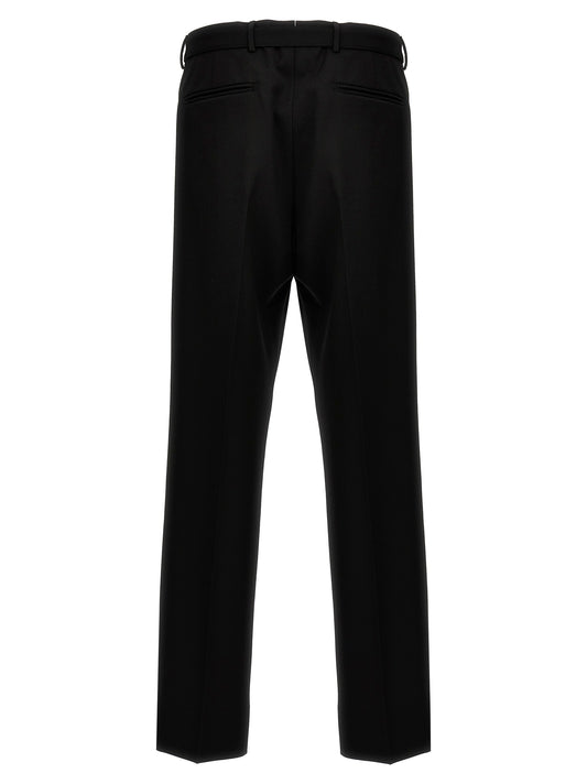 Black Virgin Wool Dress Pants