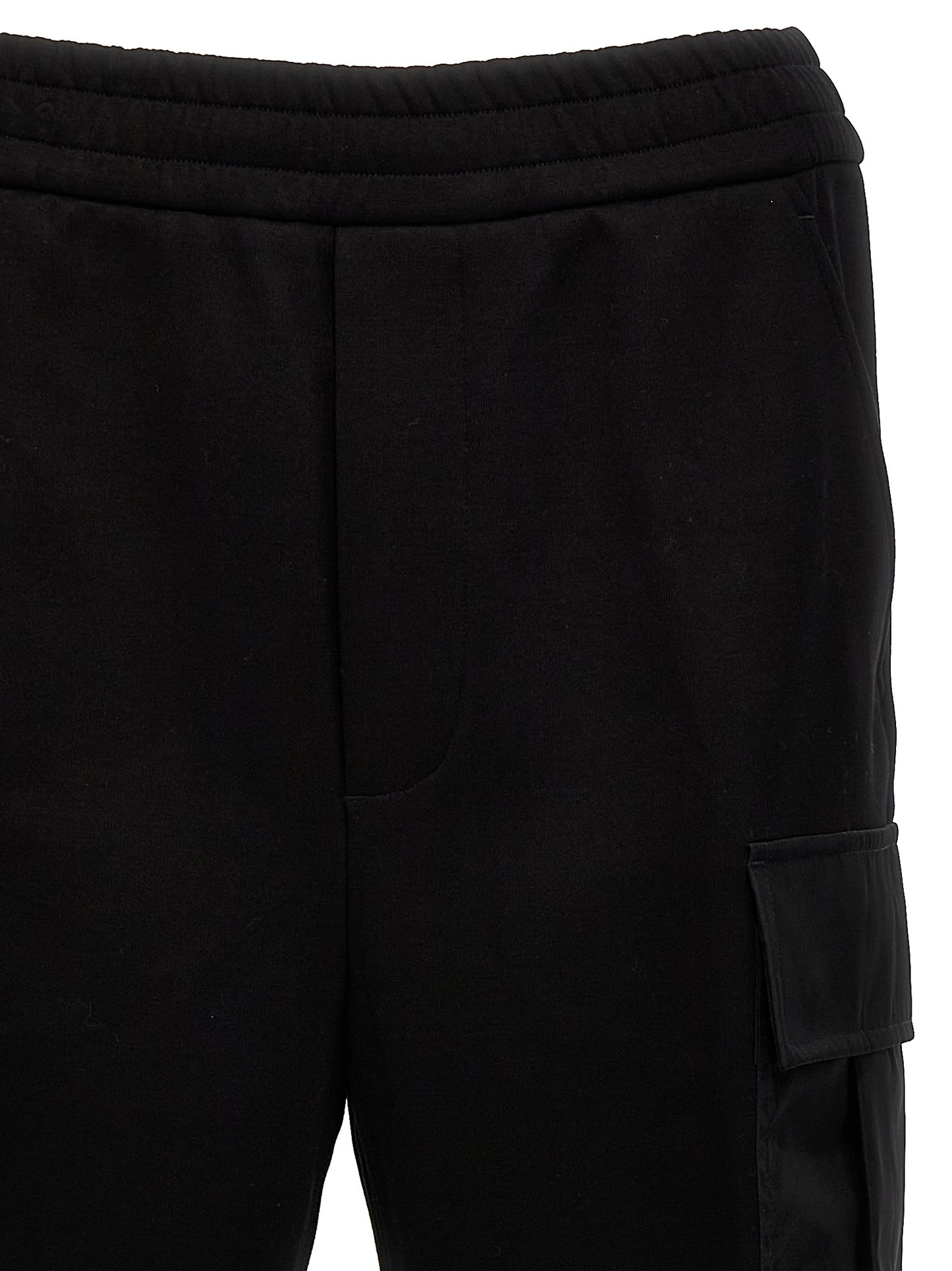 Black Cotton Joggers (Workout Pants)