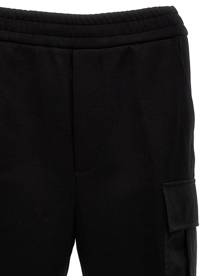 Black Cotton Joggers (Workout Pants)