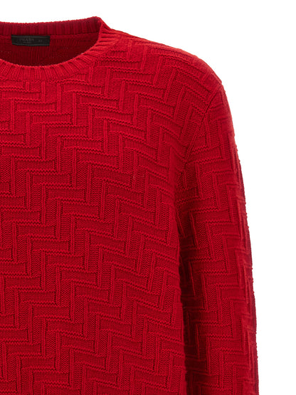 Multicolor Virgin Wool Cardigan