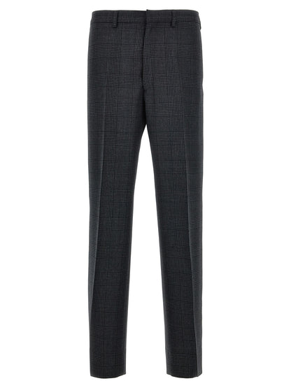 Gray Virgin Wool Dress Pants