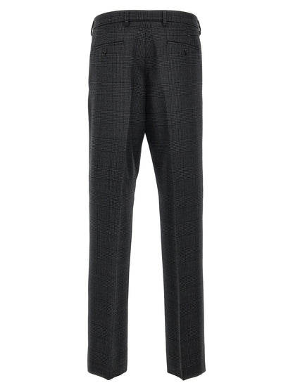 Gray Virgin Wool Dress Pants