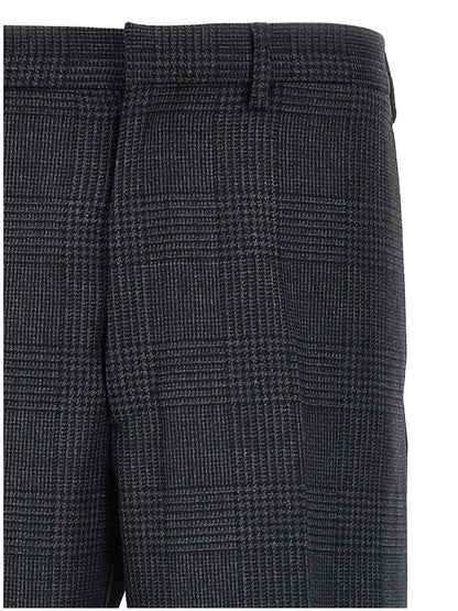 Gray Virgin Wool Dress Pants