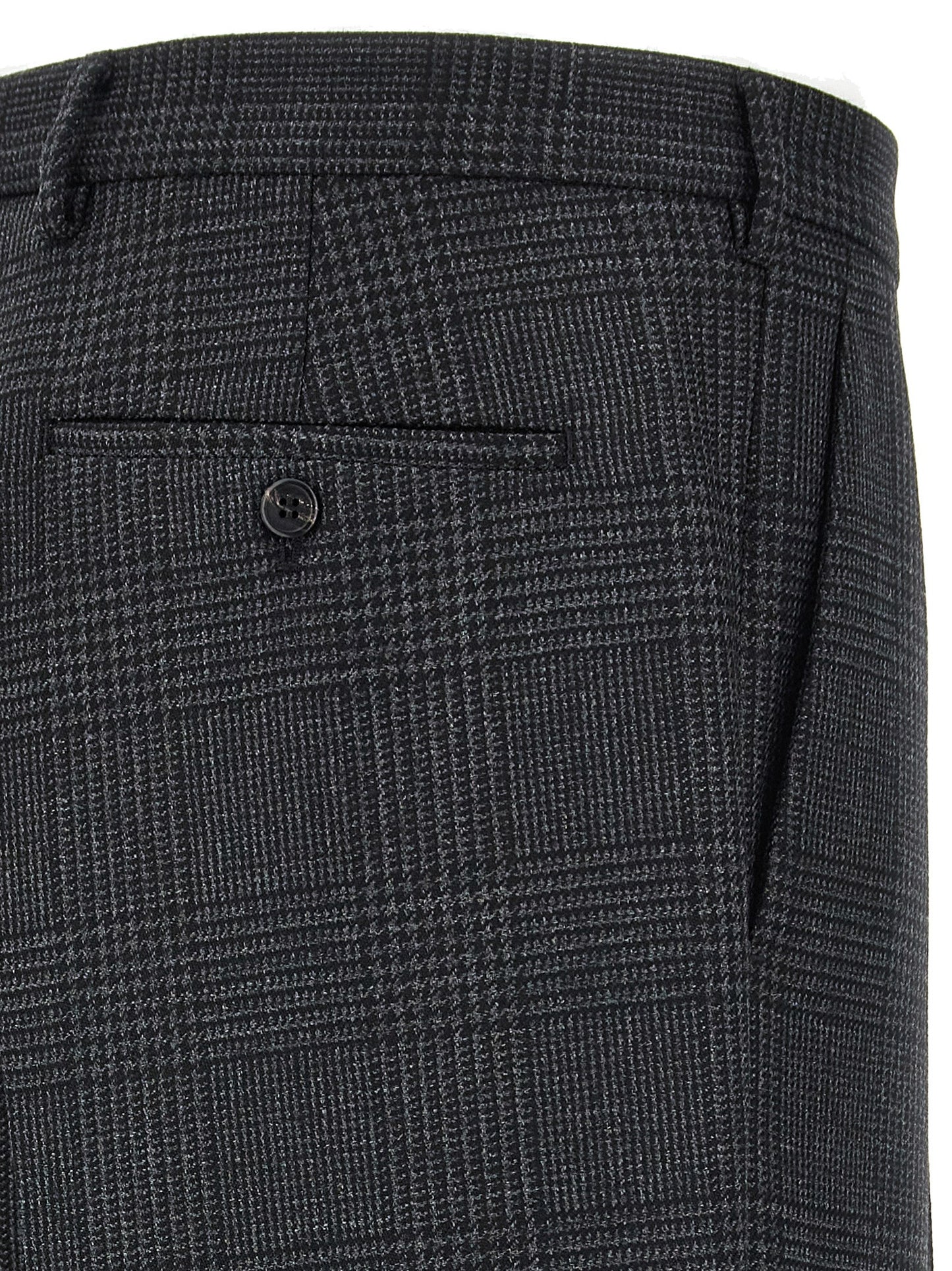 Gray Virgin Wool Dress Pants