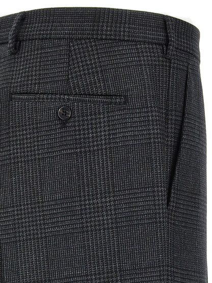 Gray Virgin Wool Dress Pants