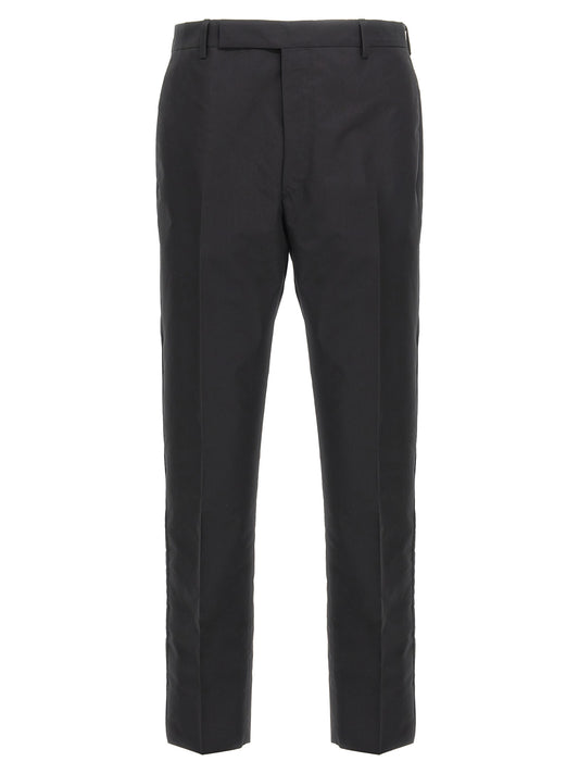 Black Cotton Dress Pants