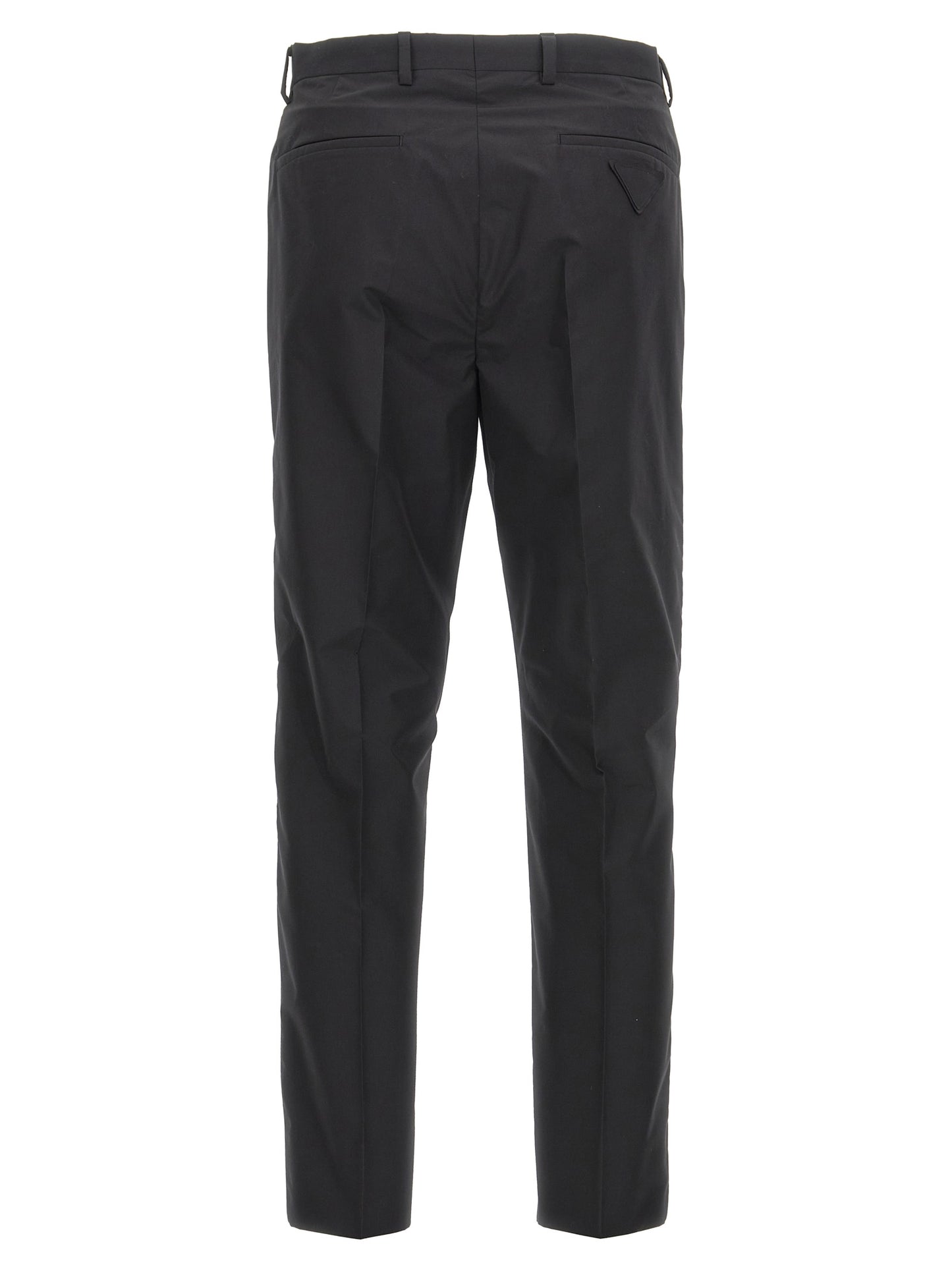 Black Cotton Dress Pants