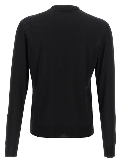 Black Silk Cardigan