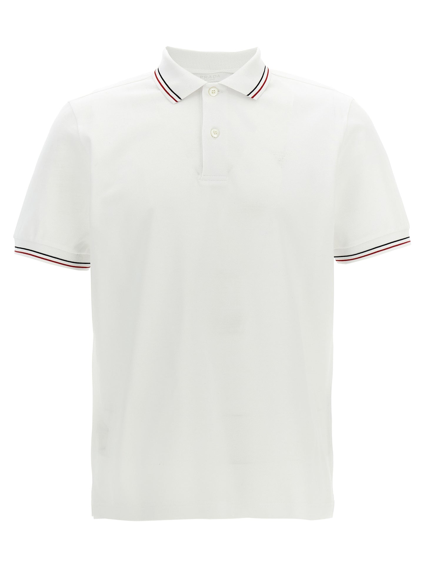 White Cotton Polo Shirt