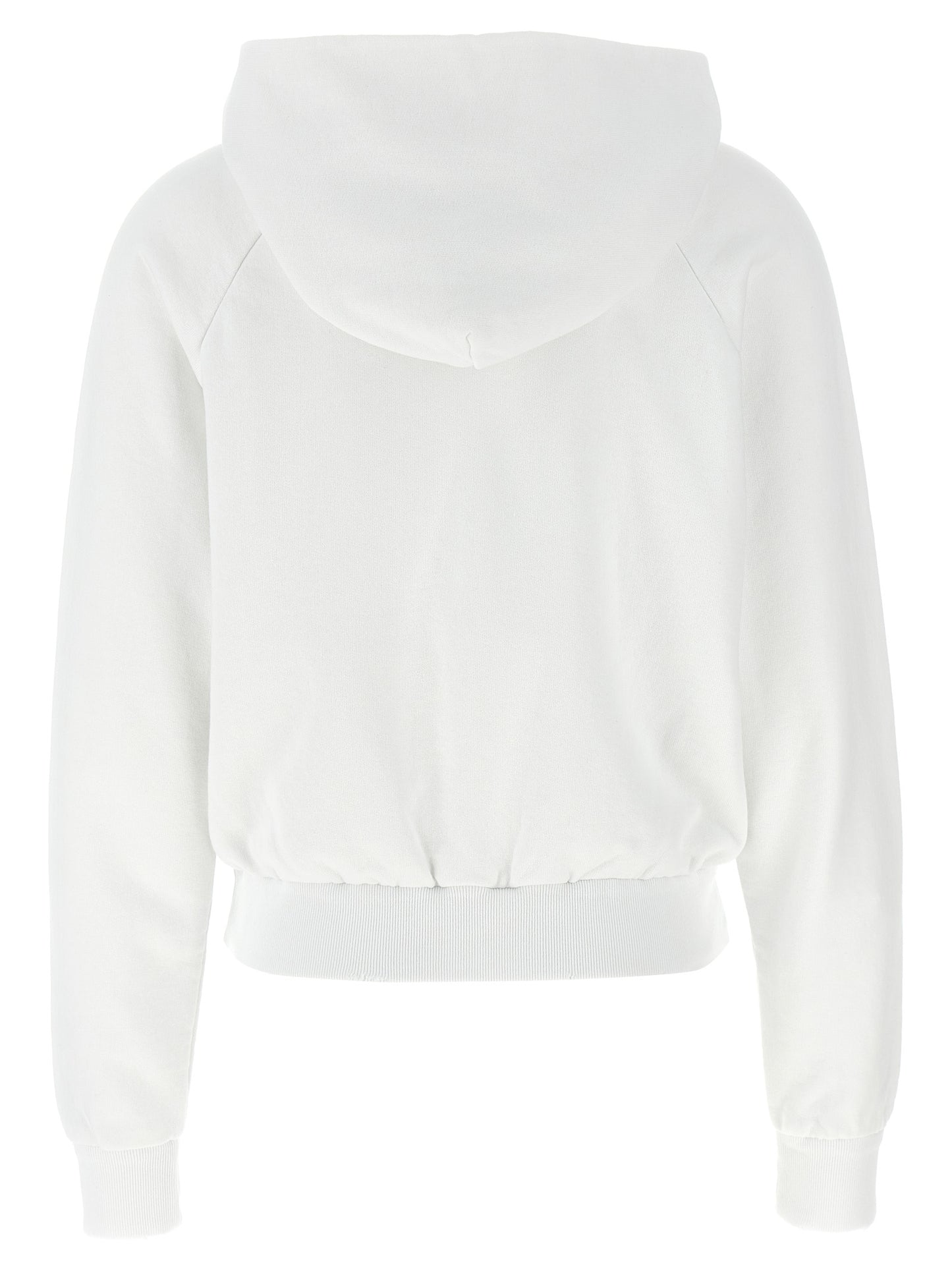 White Cotton Sweatshirt