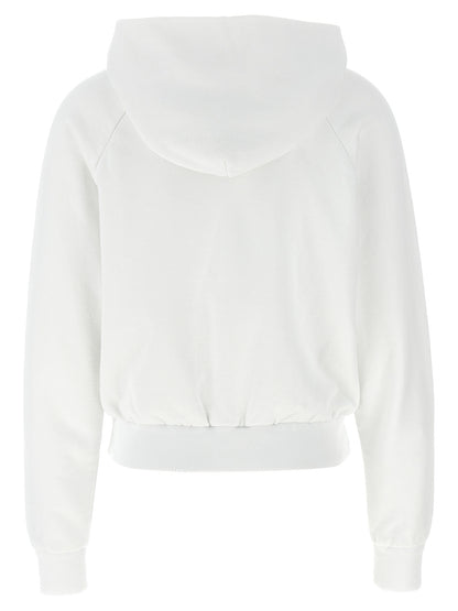 White Cotton Sweatshirt