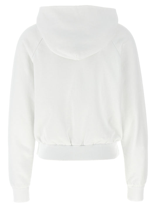 White Cotton Sweatshirt
