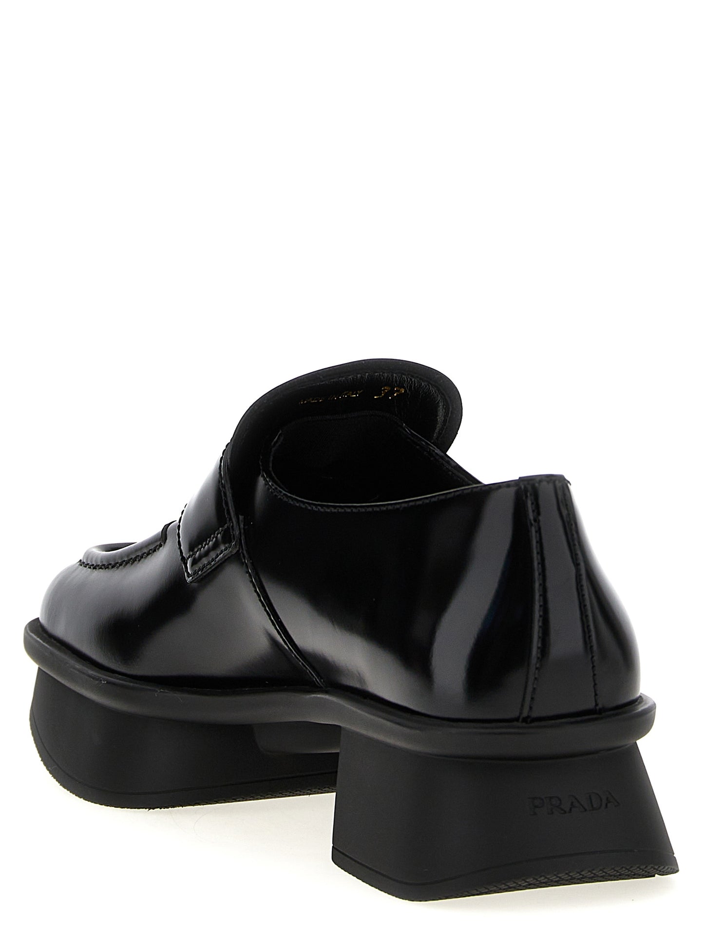 Black Calfskin Slip-On Loafers