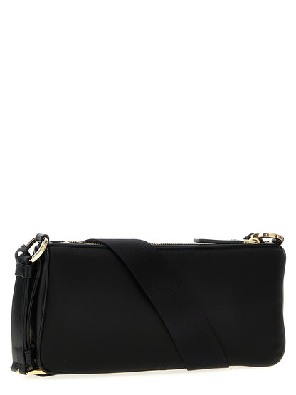 Black Polyamide Shoulder Bag