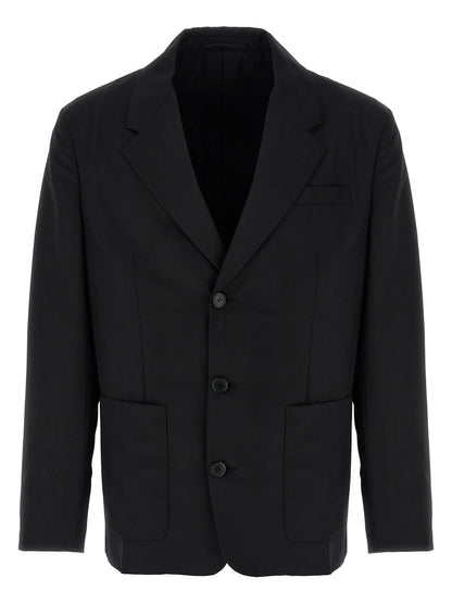 Black Virgin Wool Blazer