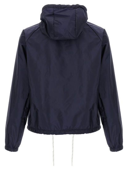 Blue Recycled Polyamide Jacket