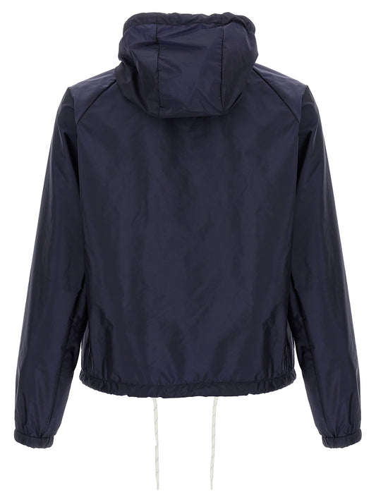 Blue Recycled Polyamide Jacket