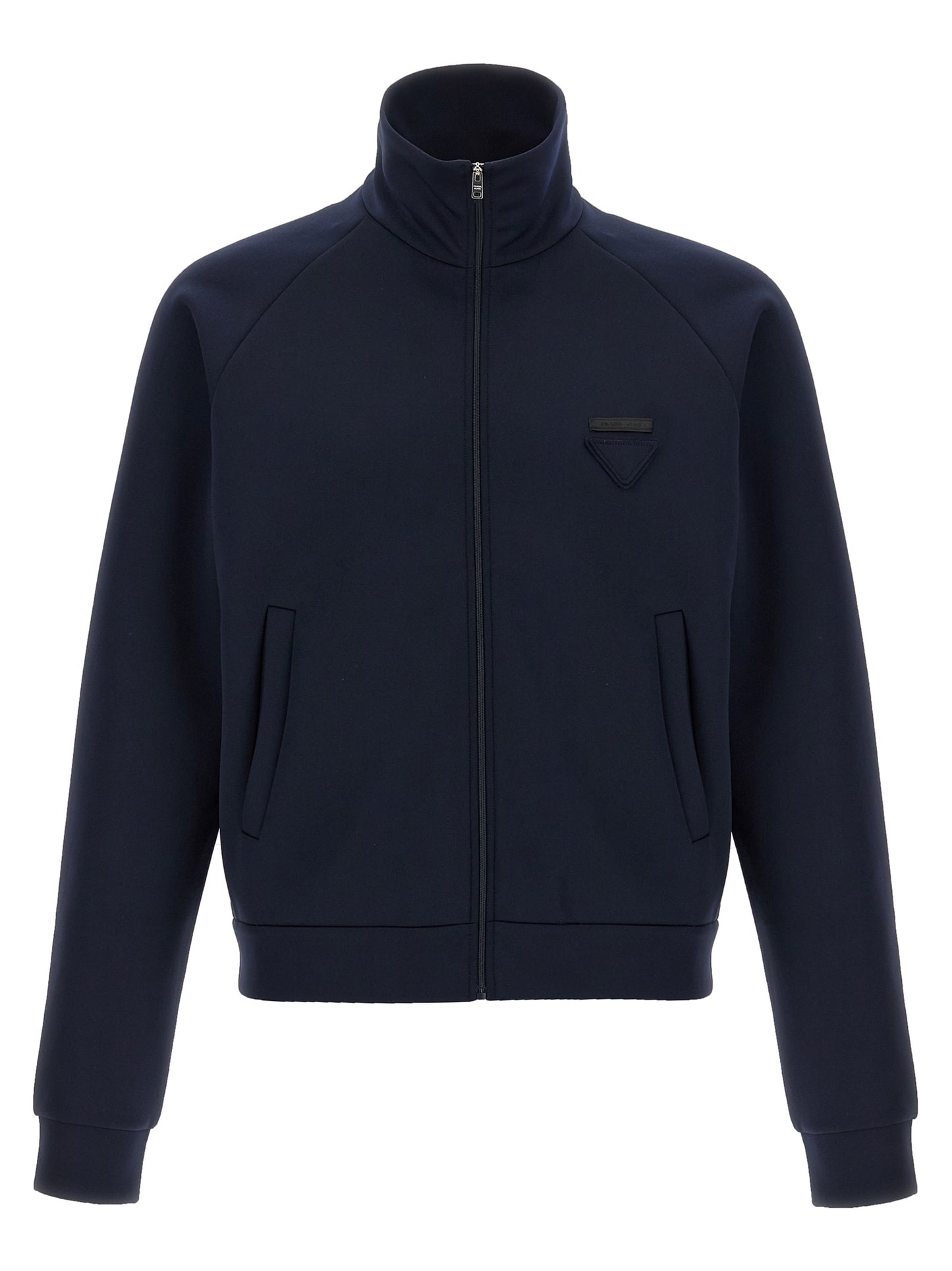 Blue Polyester Sweatshirt