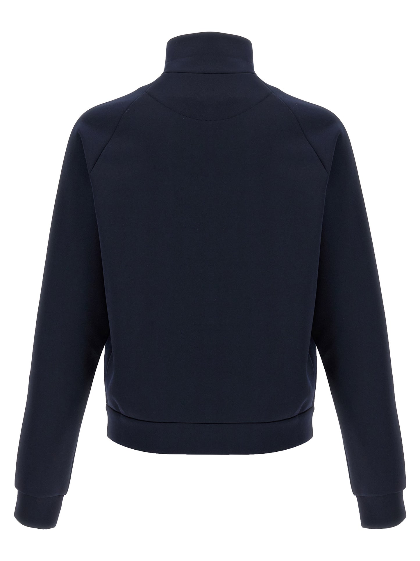 Blue Polyester Sweatshirt