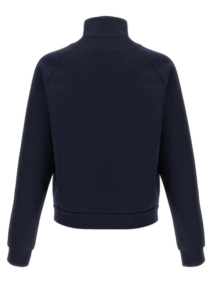 Blue Polyester Sweatshirt