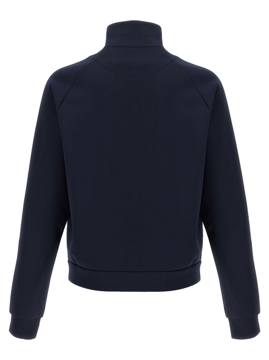 Blue Polyester Sweatshirt
