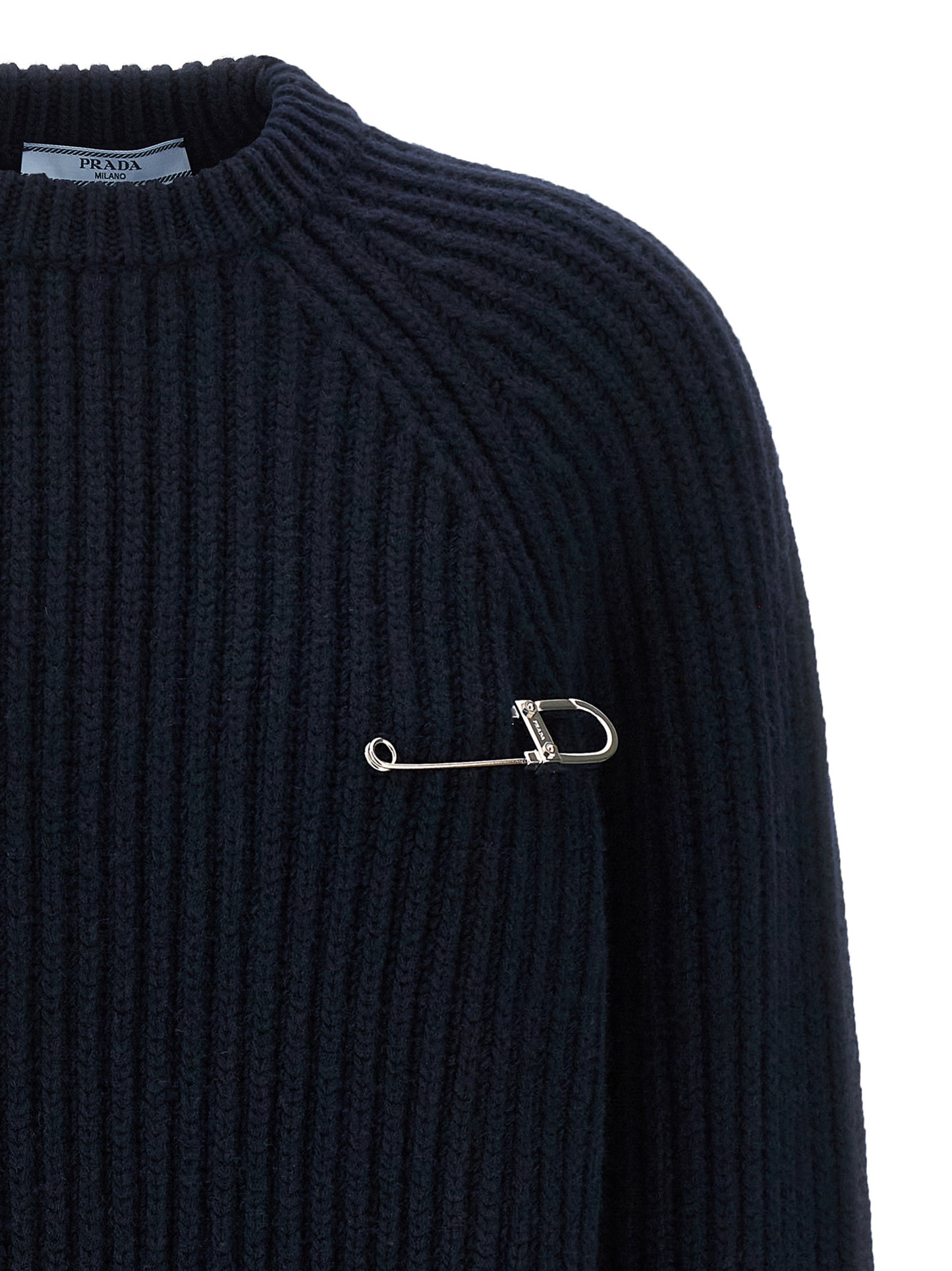 Blue Virgin Wool Cardigan
