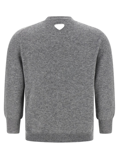 Gray Cashmere Cardigan