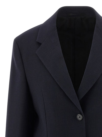 Blue Virgin Wool Blazer